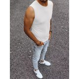 DStreet Tank top męski bez nadruku biały | shoptok.hr