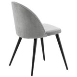Venture Home Velvet blagovaonska stolica, siva, set od 2 | shoptok.hr