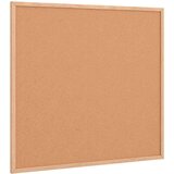 vidaXL Tabla iz plute z okvirjem iz masivnega borovega lesa 60x55 cm | Shoptok.si