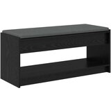  Haldna klop z blazino s polico Črna Orehovina 103 x 38 x 45 cm, (5000155686) | Shoptok.si