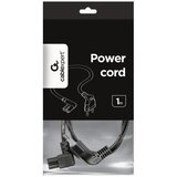 Gembird Napajalni kabel 220V 2,5m C7 BIPOLAR kotni črn PC-184L | Shoptok.si