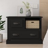 vidaXL Noćni ormarić crni 60x39x45 cm | shoptok.hr
