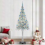 vidaXL Božično drevo med 300 LED z stojalom Bela 210 cm PE in jeklo | Shoptok.si
