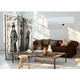  Paravan u 3 dijela - Dress 1914 [Room Dividers] 135x172 | shoptok.hr