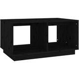  Stolić za kavu crni 80x50x40 cm od masivne borovine | Shoptok.si