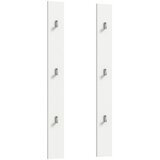 Livetastic Garderobni Panel Projekt X, Bela, 2 Kos | Shoptok.si