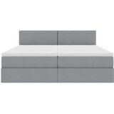  Krevet s od storage Svijetlo siva 200 x 200 cm Lažna koža | shoptok.hr