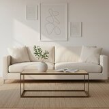 Premier Housewares Rjava/v naravni barvi klubska mizica z mizno ploščo v hrastovem dekorju 40x120 cm Grenoble – | Shoptok.si