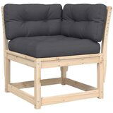  5-dijelni set vrtnih sofa od masivne borovine s jastucima | shoptok.hr