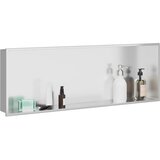  Ničica za tuš Srebrno 90 x 30 x 9,5 cm Nehrđajući čelik | shoptok.hr