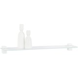 Mömax stenska polica gerundet, kaljeno steklo, bela, 60 cm | Shoptok.si