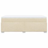  Krevet s oprugama i madracem krem 90 x 200 cm od tkanine | shoptok.hr