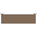  Jastučići za klupe - 2 dijela SOEST 2 kom. 100% poliester - Sivosmeđa 140 x 40 x 8 cm Melange | shoptok.hr