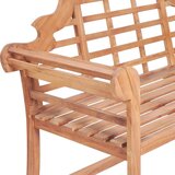  Vrtna klupa 127 x 58,5 x 92,5 cm od masivne tikovine | shoptok.hr