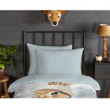 Good Morning Bijela/kadulja zelena flanelska dječja posteljina za krevet za jednu osobu 140x200 cm Idun – | shoptok.hr