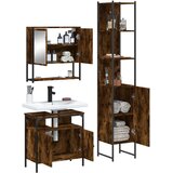  3-dijelni set kupaonskog namještaja boja hrasta drveni | shoptok.hr