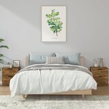  Noćni ormarići 2 kom boja dimljenog hrasta konstruirano drvo | shoptok.hr