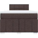  Krevet box spring s madracem tamnosmeđi 120 x 190 cm od tkanine | shoptok.hr
