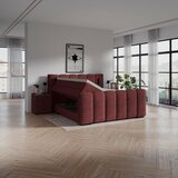 Premium Living Postelja Boxspring Elysia, Bordo, 160x220 | Shoptok.si