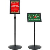 Stojalo za plakat srebrna a4 PVC in jeklo, (5000201464) Slike