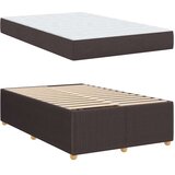  Konstrukcija postelje Temno rjava 120 x 200 cm blago, (5000124072) | Shoptok.si