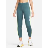 Nike Sportske hlače smaragdno zelena / neonsko zelena / bijela