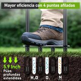 SHULLTJI Ročni Prezračevalnik Trave s 4 Zobmi 30 x 5,1 x 108,2 cm | Shoptok.si