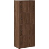 Maison Chic Knjižna omara - Knjižni regal rjavi hrast 40x24x102 cm inženirski les, (21724532) | Shoptok.si