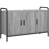  Set ormarića za kupaonicu 4 kom. Siva Sonoma 40 x 36 x 200 5 cm - Siva Sonoma Ormar ispod sudopera (3 vrata) + viseći ormar + ku | shoptok.hr