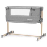 Kinderkraft prenosna posteljica neste™ grow light grey full wood | Shoptok.si