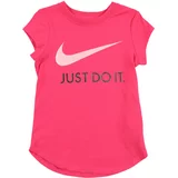 Nike Sportswear Majica roza / črna / srebrna