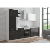 P & B Kuhinjski Blok Brez Aparatov Promo, Bela, Grafit, 270cm | Shoptok.si