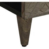 vidaXL Nočne omarice 2 kosa svetlo siva 40x33x46 cm masivni les Mango | Shoptok.si