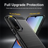 Techsuit Carbon Silicone maska za Xiaomi Redmi A7 Pro 4G – crna | shoptok.hr