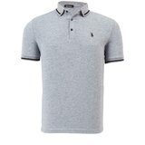 Dewberry T8586 MENS POLO COLLAR T-SHIRT-LIGHT GREY Cijene