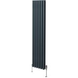 Monster ovalni radiator in ventili - 1800 mm x 360 mm - antracitno siva, (21569759) Cene