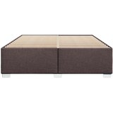  Okvir za krevet bez madraca tamnosmeđi 200x200 cm od tkanine | shoptok.hr