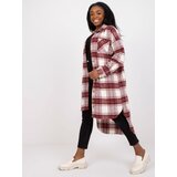 ex moda Shirt-EM-KS-003/04.07-burgundy | Shoptok.si