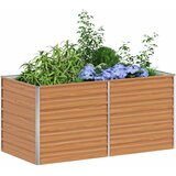  Povišena vrtna gredica Svijetlosmeđa 160 x 80 x 77 cm | shoptok.hr