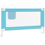  Sigurnosna ograda za dječji krevet plava 140 x 25 cm od tkanine | shoptok.hr