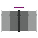 vidaXL Zložljiva stranska tenda Doppio antracit 200x600 cm - | Shoptok.si