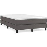  The Living Store Box spring postelja z vzmetnico siva 120x190 cm umetno usnje - Box Spring Postelja, (21498050) | Shoptok.si