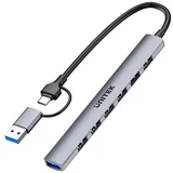 H1209AGY01 USB-A 5Gbps 7in1 USB hub