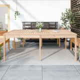 The Living Store vrtna miza 203,5x100x76 cm trdna borovina - vrtna miza, (21428855) | Shoptok.si
