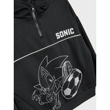 Sinsay Sportska Active majica s pola zatvaračem i printom Sonic the Hedgehog | shoptok.hr