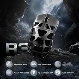 Attack Shark bežični gaming miš R3 PAW3395/Magnesium/Superlight/8KHz pooling/silver gray | Eponuda.com