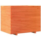  Vrtna sadilica voštano smeđe boje 90x60x72,5 cm od borovine | shoptok.hr