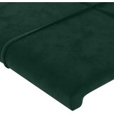  Uzglavlja tamnozelena 144x5x78/88 cm baršunasta | shoptok.hr