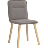  Jedilni stoli 6 kosov taupe blago, (21822242) | Shoptok.si