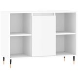 Maison Chic Kopalniška omarica - Kopalniški kabinet visok sijaj bela 80x33x60 cm inženirski les, (21794978) | Shoptok.si